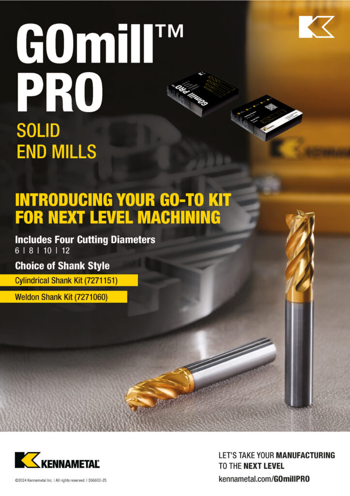 Kennametal kampanja Q2 2025 GOmill PRO